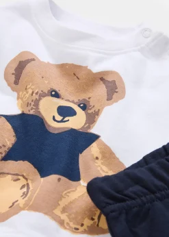 Enfant bonprix Vêtements Enfant|Coton Tout Doux|T-shirt à motif ours et pantalon 100% coton (ens. 2 pces)