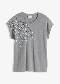Femme bonprix T-Shirts & Tops|T-shirt à sequins