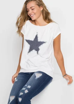bonprix T-shirt à étoile|Femme T-Shirts & Tops