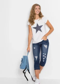 bonprix T-shirt à étoile|Femme T-Shirts & Tops