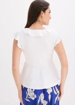 bonprix T-shirt à volants|Femme T-Shirts & Tops