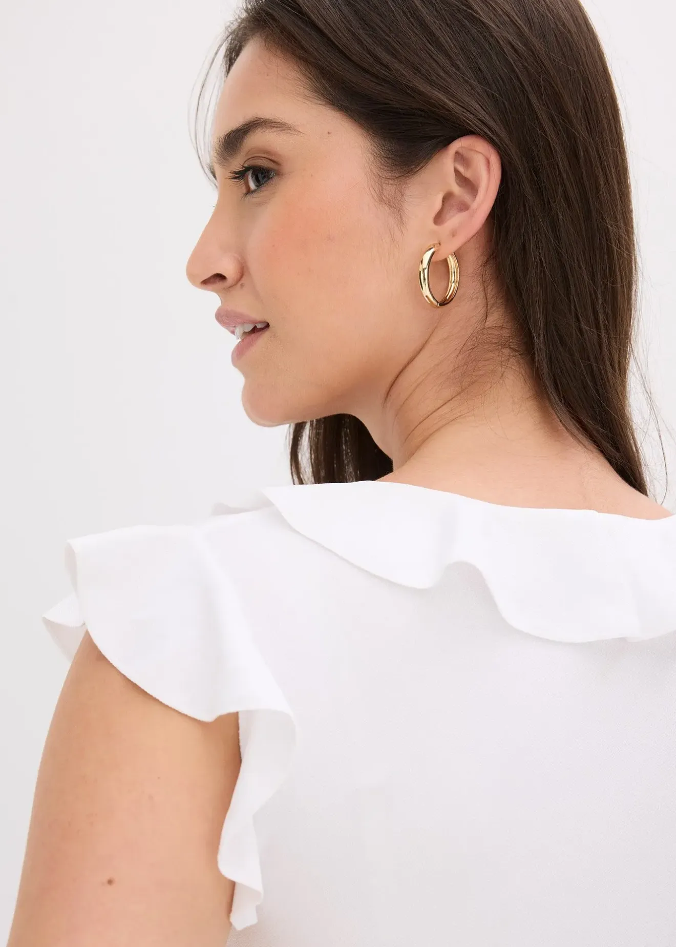 bonprix T-shirt à volants|Femme T-Shirts & Tops