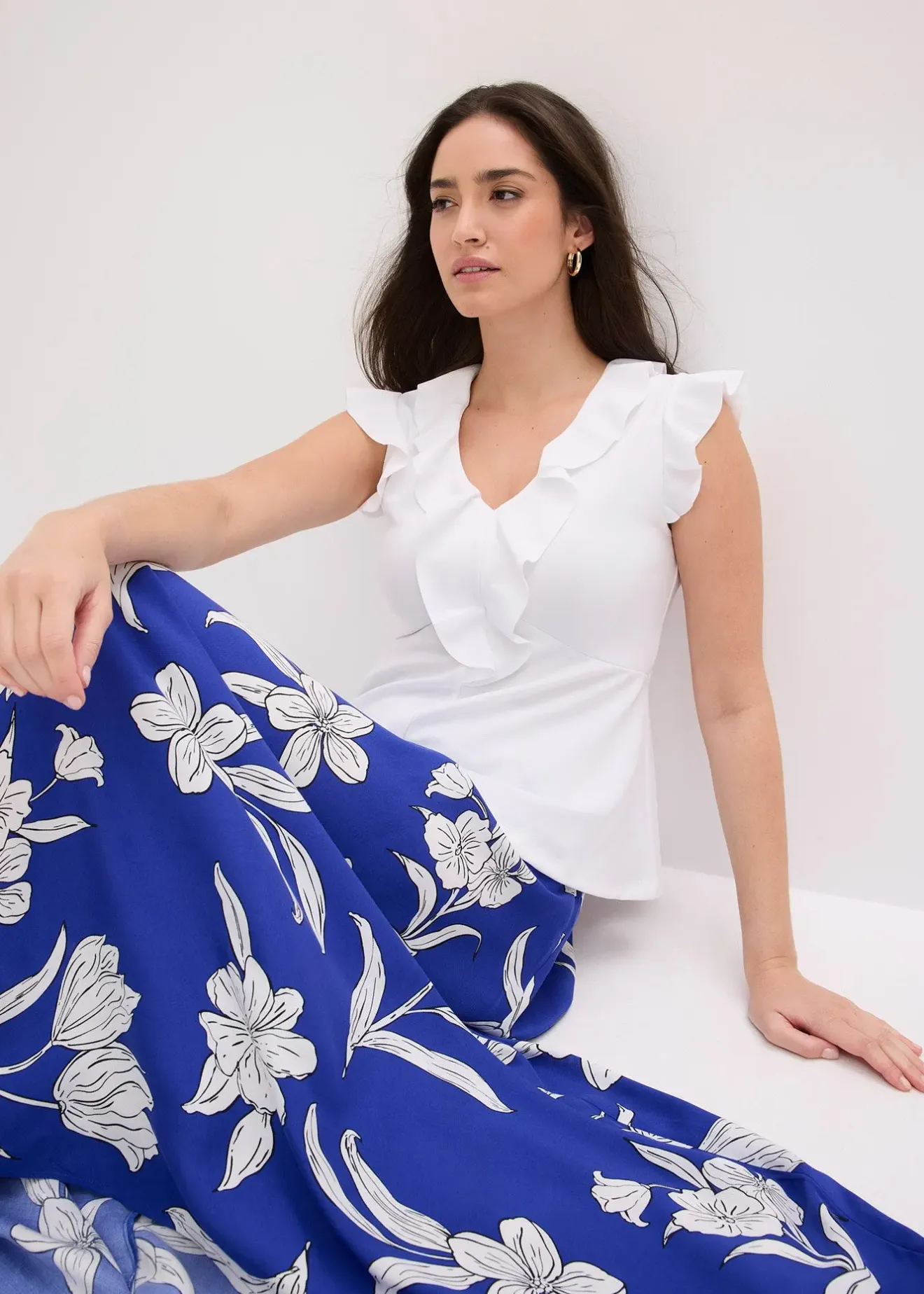 bonprix T-shirt à volants|Femme T-Shirts & Tops