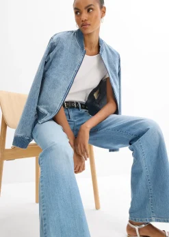 bonprix T-shirt ajusté 100% coton|Femme T-Shirts & Tops