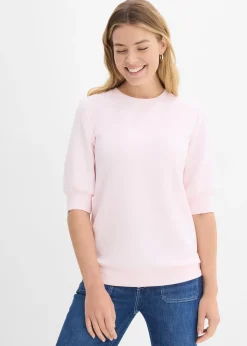 Femme bonprix Basiques|Sweats|T-shirt ample en matière néoprène