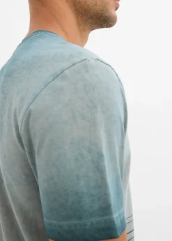 bonprix T-shirt aspect délavé en coton|Homme T-Shirts & Polos