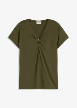 Femme bonprix T-Shirts & Tops|T-shirt avec anneau décoratif