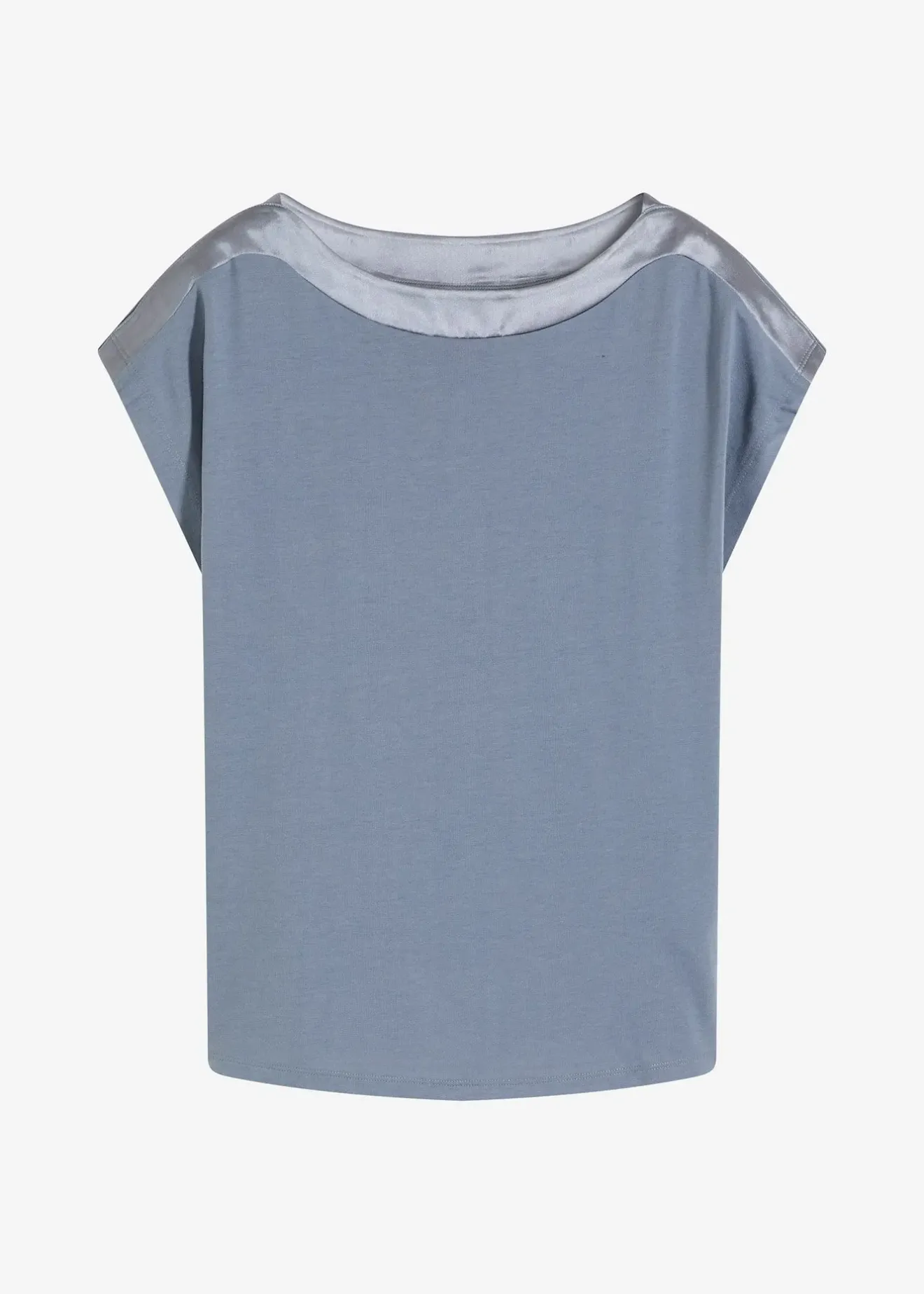 bonprix T-shirt avec bordure en satin|Femme T-Shirts & Tops