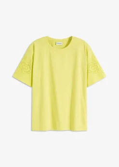 bonprix T-shirt avec broderies anglaises|Femme T-Shirts & Tops