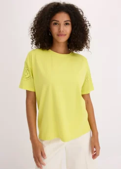 bonprix T-shirt avec broderies anglaises|Femme T-Shirts & Tops