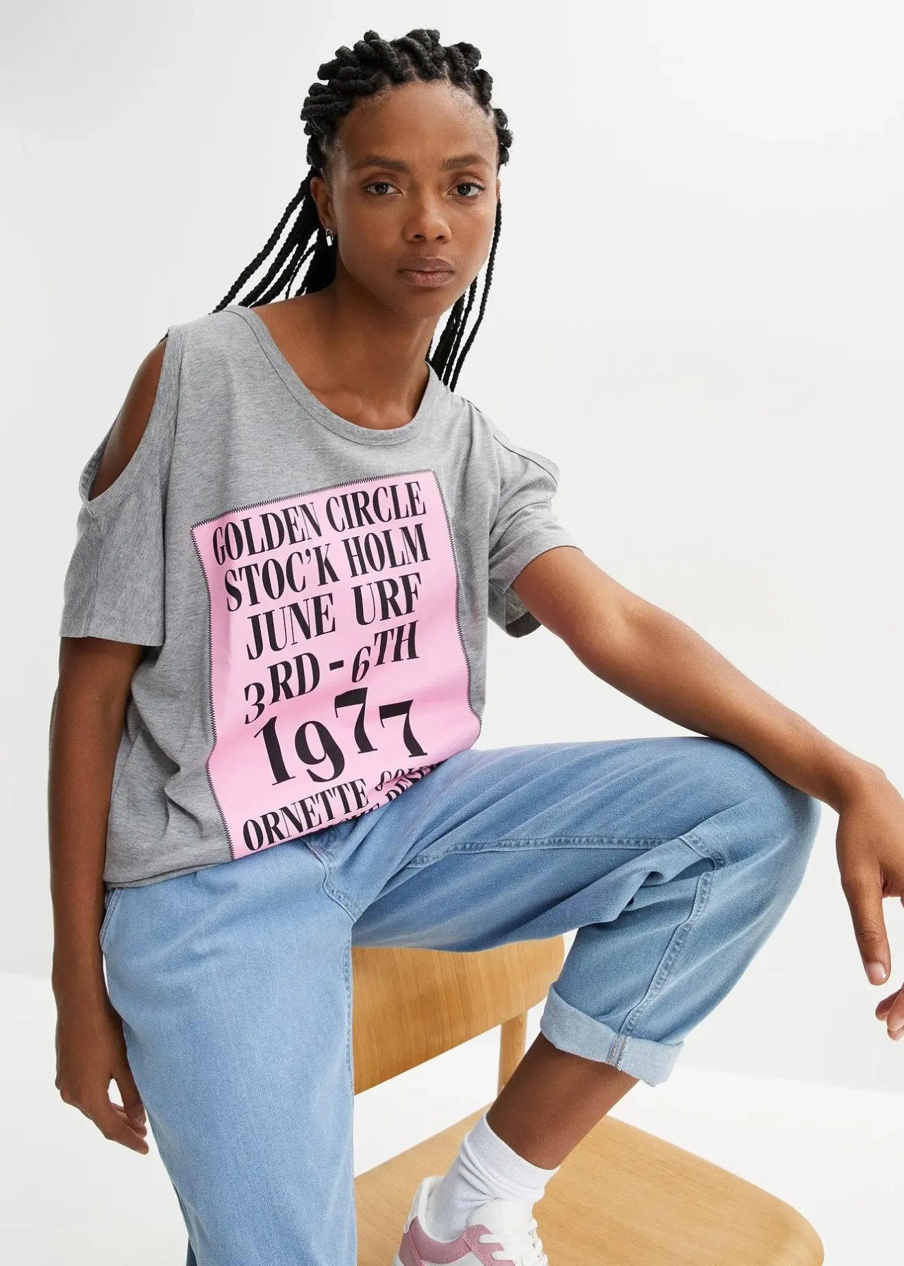 Femme bonprix T-Shirts & Tops|T-shirt avec découpes