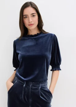 Femme bonprix T-Shirts & Tops|T-shirt avec du velours doux