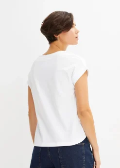 bonprix T-shirt avec fleurs de pissenlit|Femme T-Shirts & Tops