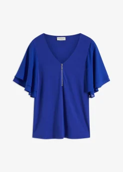 Femme bonprix T-Shirts & Tops|T-shirt avec manches en mousseline