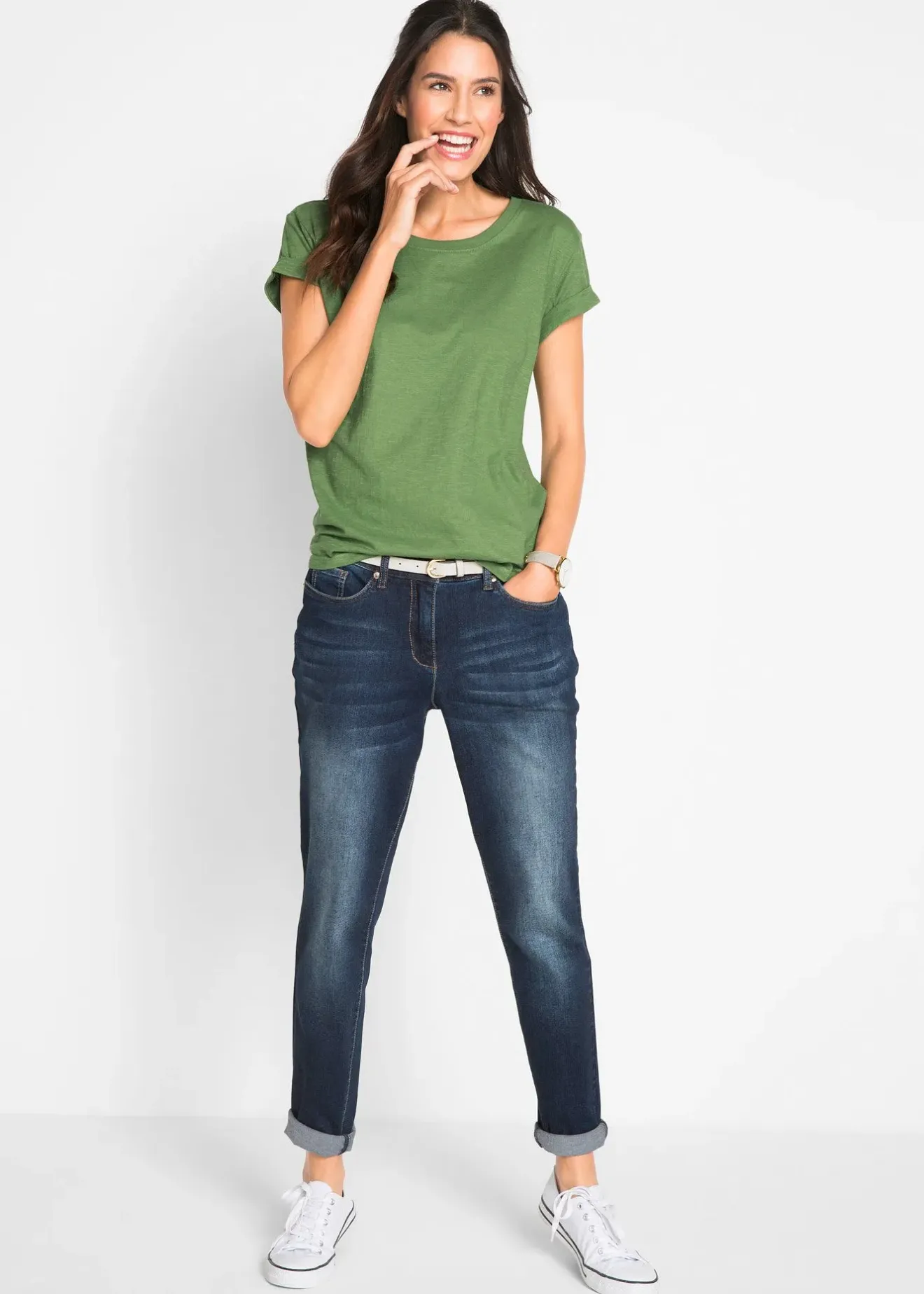 bonprix T-shirt boxy|Femme Basiques|T-Shirts & Tops