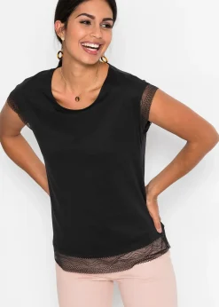 bonprix T-shirt boxy en coton|Femme T-Shirts & Tops