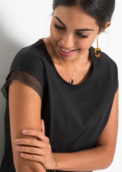 bonprix T-shirt boxy en coton|Femme T-Shirts & Tops