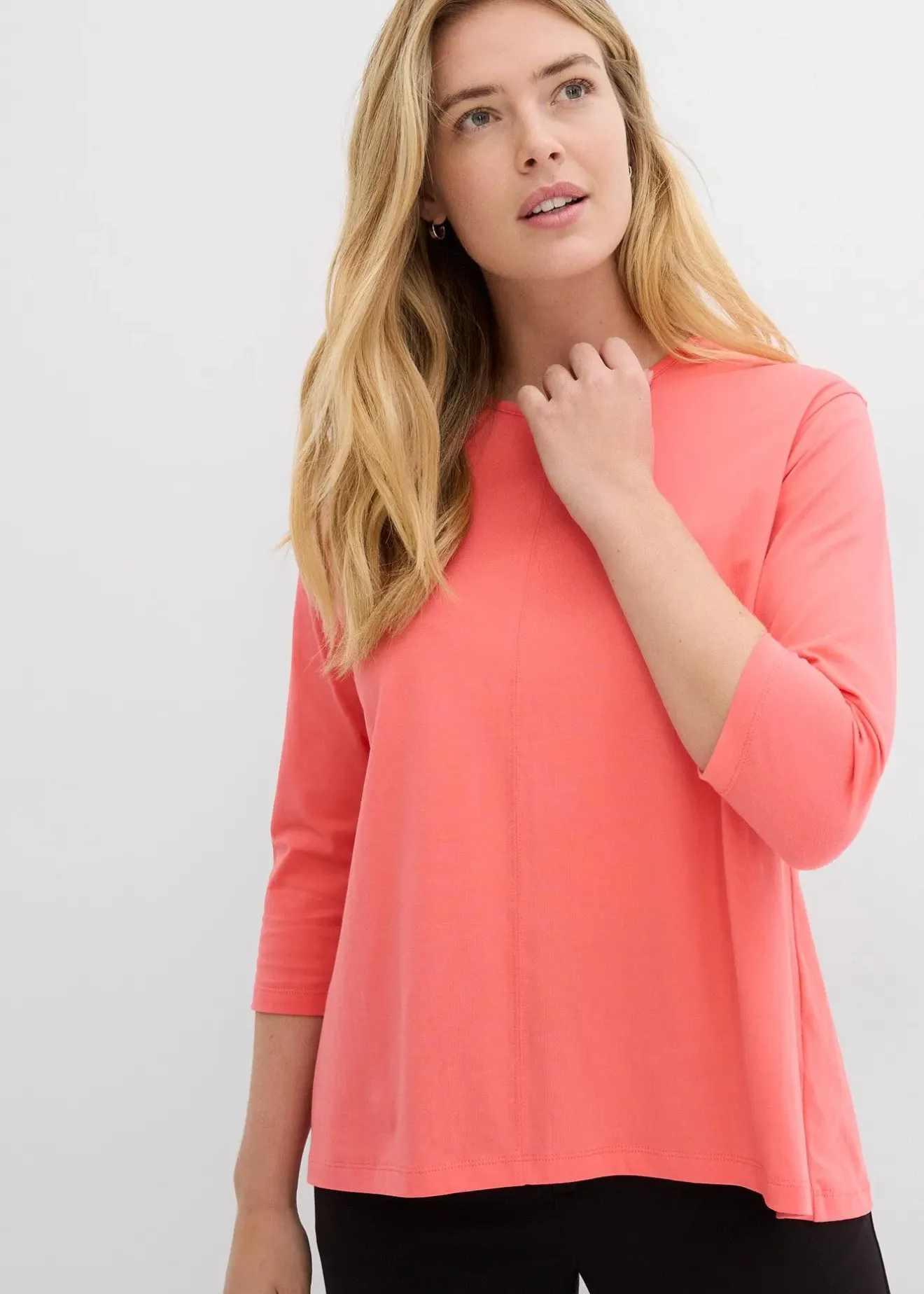 Femme bonprix T-Shirts & Tops|T-shirt boxy en coton