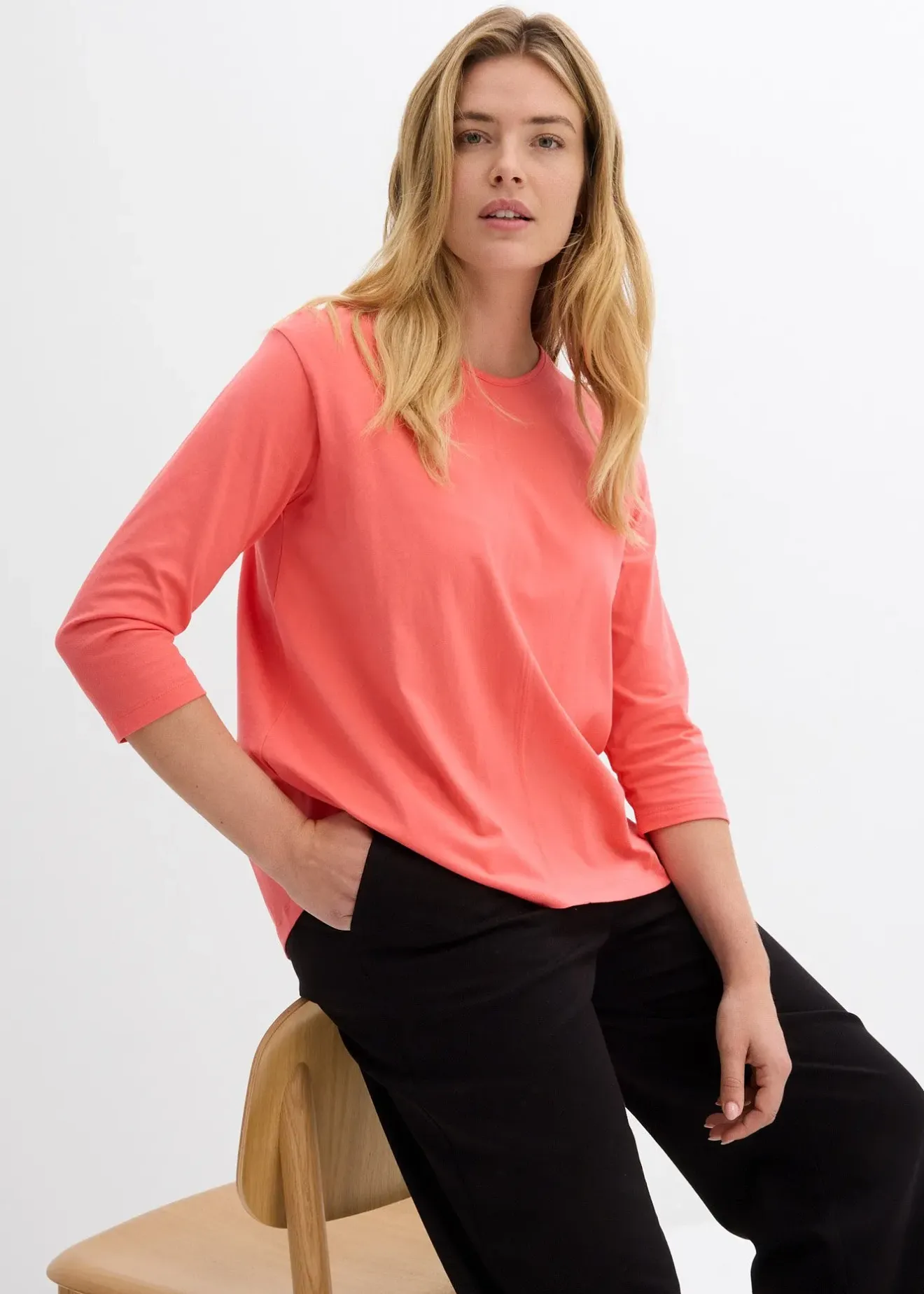 Femme bonprix T-Shirts & Tops|T-shirt boxy en coton