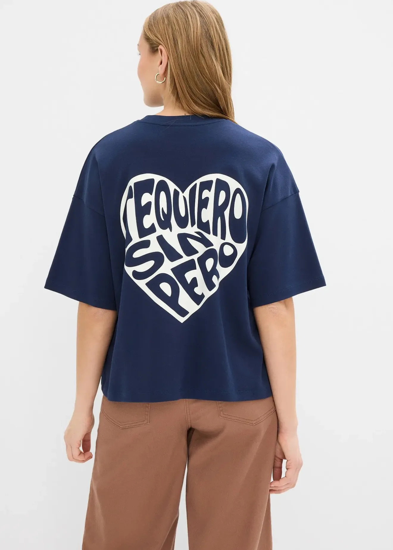 Femme bonprix T-Shirts & Tops|T-shirt boxy en coton épais