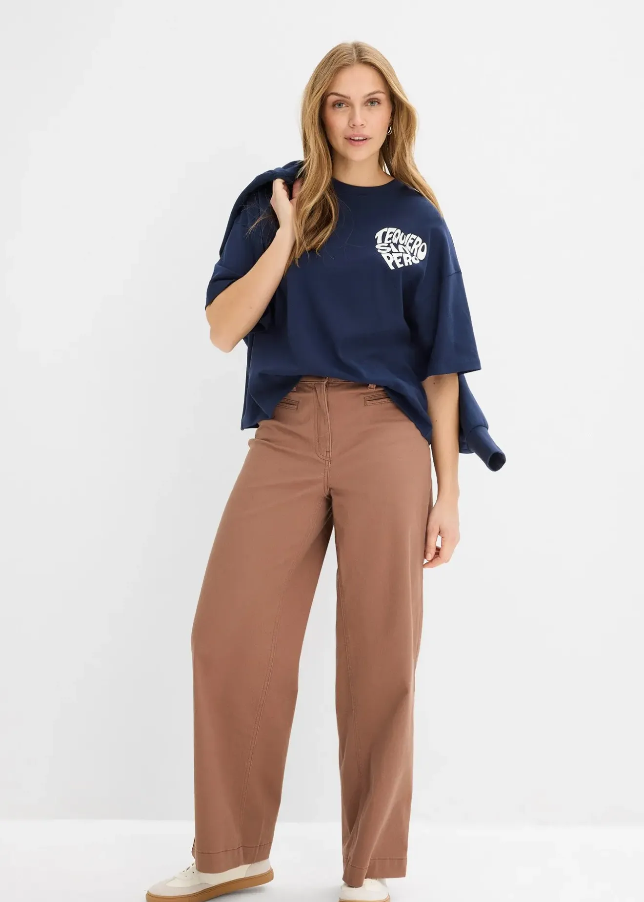 Femme bonprix T-Shirts & Tops|T-shirt boxy en coton épais