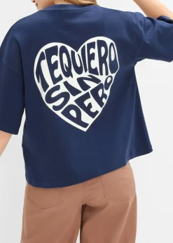 Femme bonprix T-Shirts & Tops|T-shirt boxy en coton épais