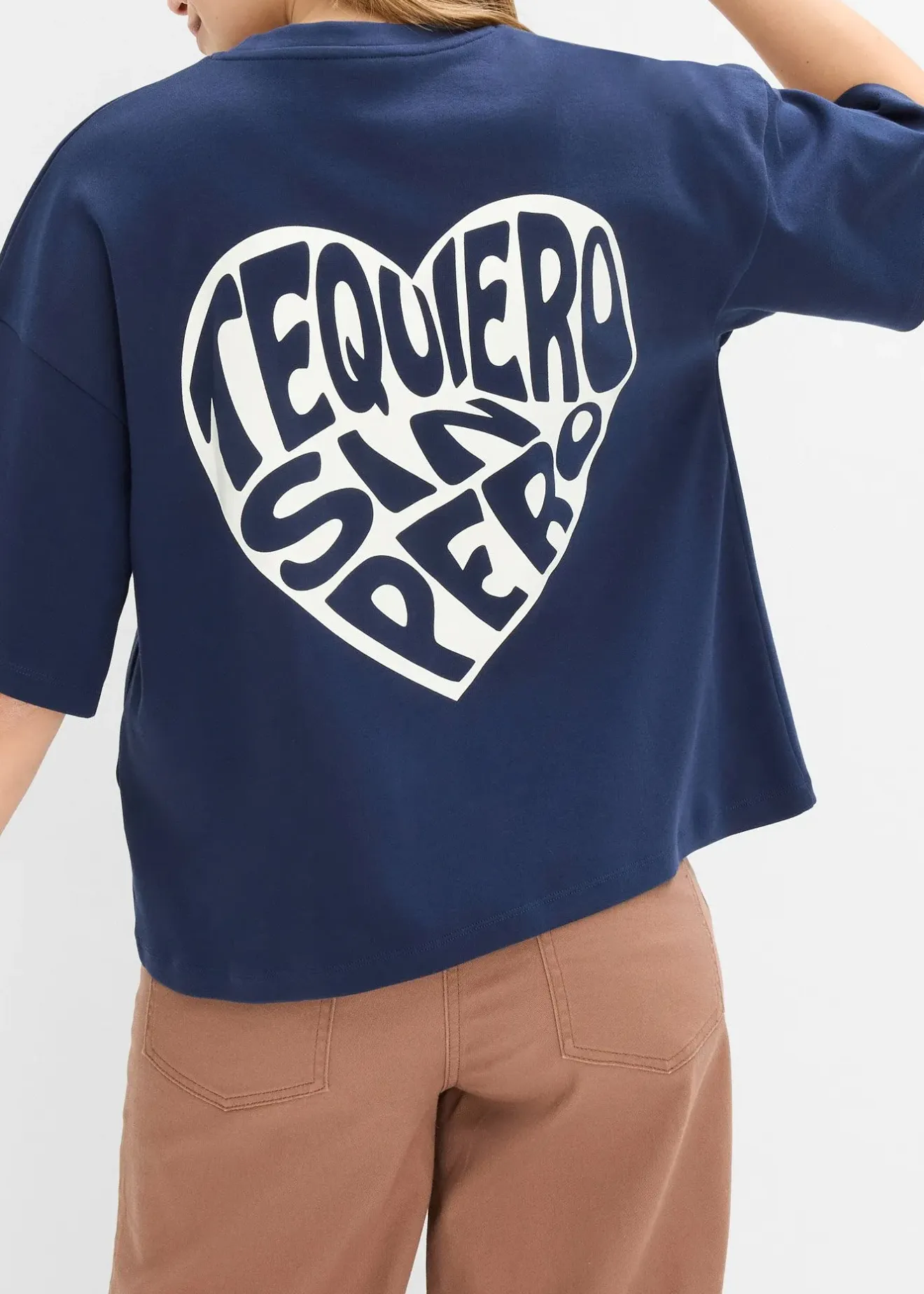 Femme bonprix T-Shirts & Tops|T-shirt boxy en coton épais