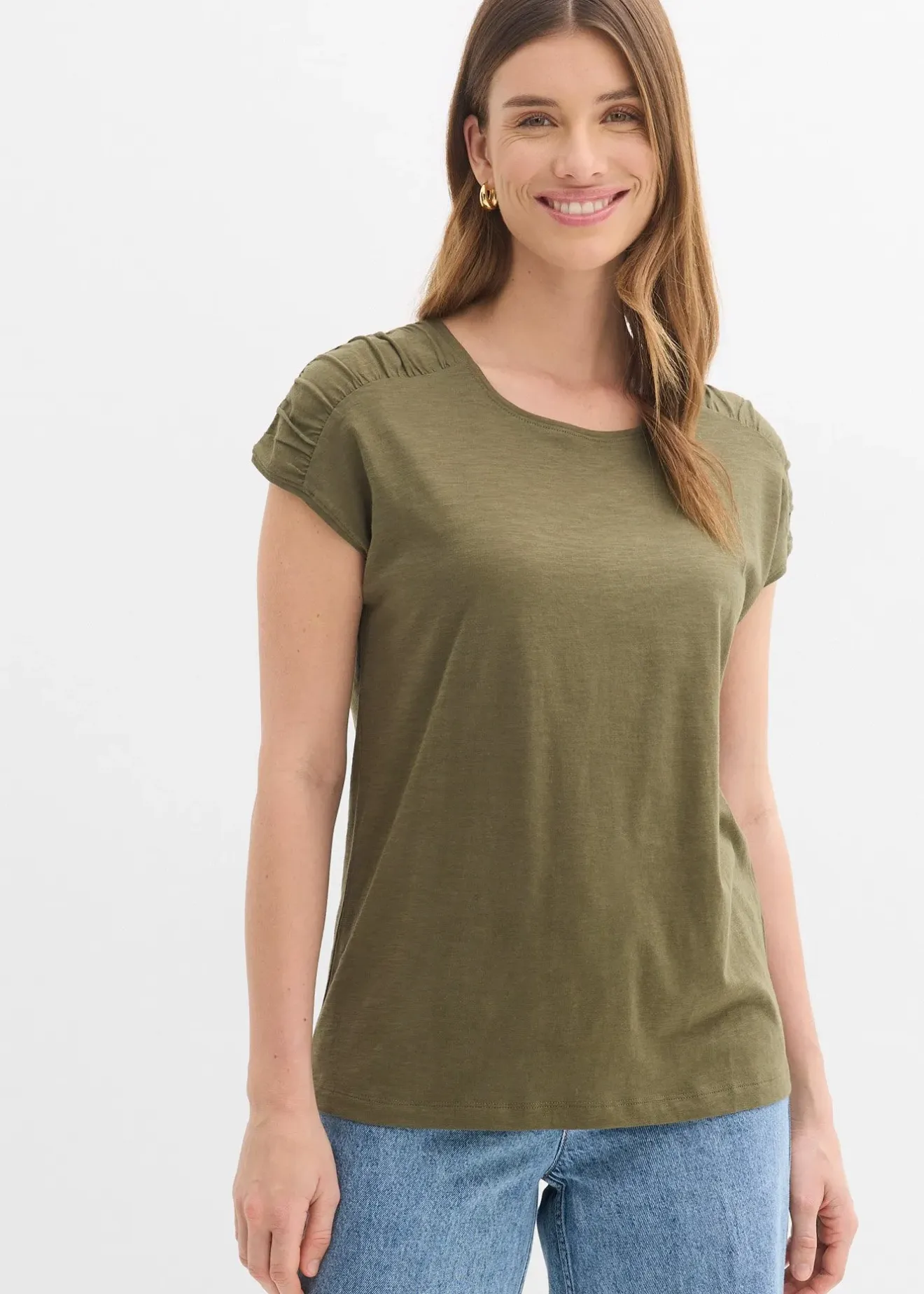 Femme bonprix T-Shirts & Tops|T-shirt boxy, manches courtes