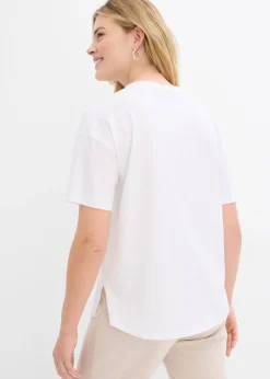 bonprix T-shirt boxy oversize en coton|Femme T-Shirts & Tops