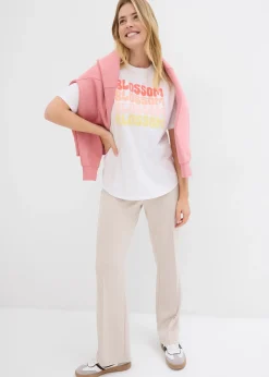 bonprix T-shirt boxy oversize en coton|Femme T-Shirts & Tops