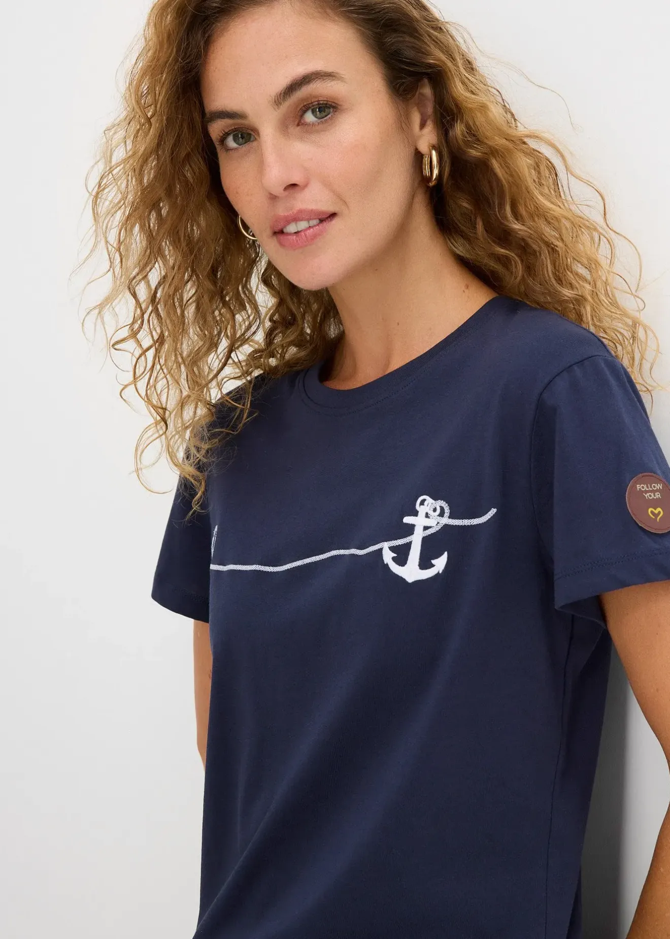Femme bonprix T-Shirts & Tops|T-shirt brodé