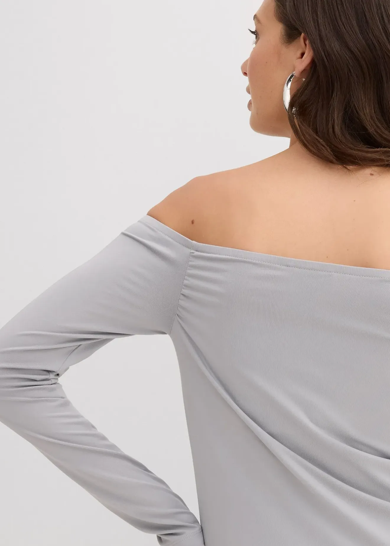 bonprix T-shirt col Bardot en jersey léger|Femme T-Shirts & Tops