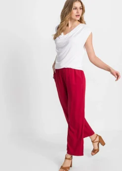 Femme bonprix T-Shirts & Tops|T-shirt col bénitier en viscose extensible