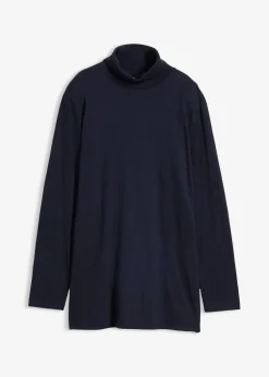 bonprix T-shirt col roulé 100% coton|Femme Basiques|T-Shirts & Tops