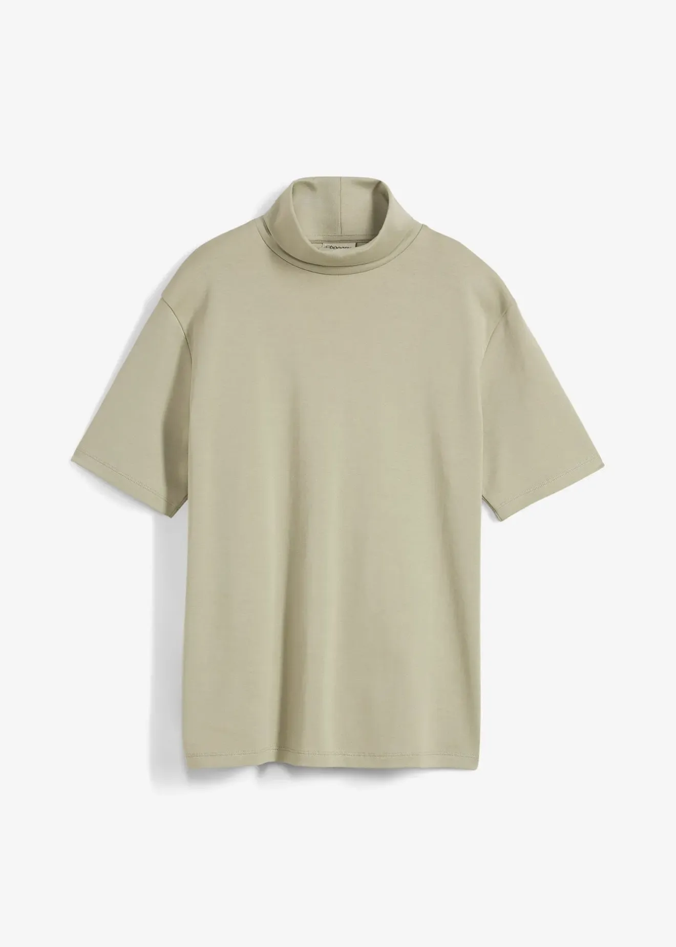 bonprix T-shirt col roulé 100% coton|Femme T-Shirts & Tops