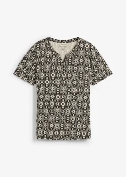 Homme bonprix T-Shirts & Polos|T-shirt col tunisien 100% coton