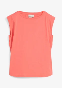 bonprix T-shirt coton et soie|Femme Premium|T-Shirts & Tops