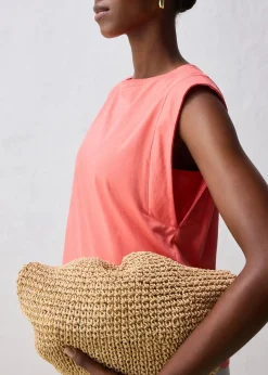 bonprix T-shirt coton et soie|Femme Premium|T-Shirts & Tops