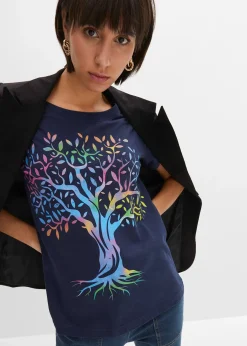 Femme bonprix T-Shirts & Tops|T-shirt coton imprimé