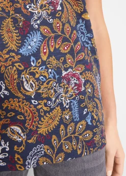 bonprix T-shirt coton imprimé, manches courtes|Femme T-Shirts & Tops