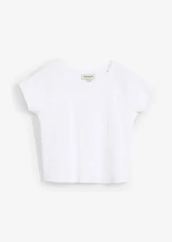 Femme bonprix T-Shirts & Tops|T-shirt court et côtelé