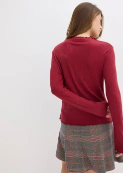 bonprix T-shirt côtelé|Femme T-Shirts & Tops