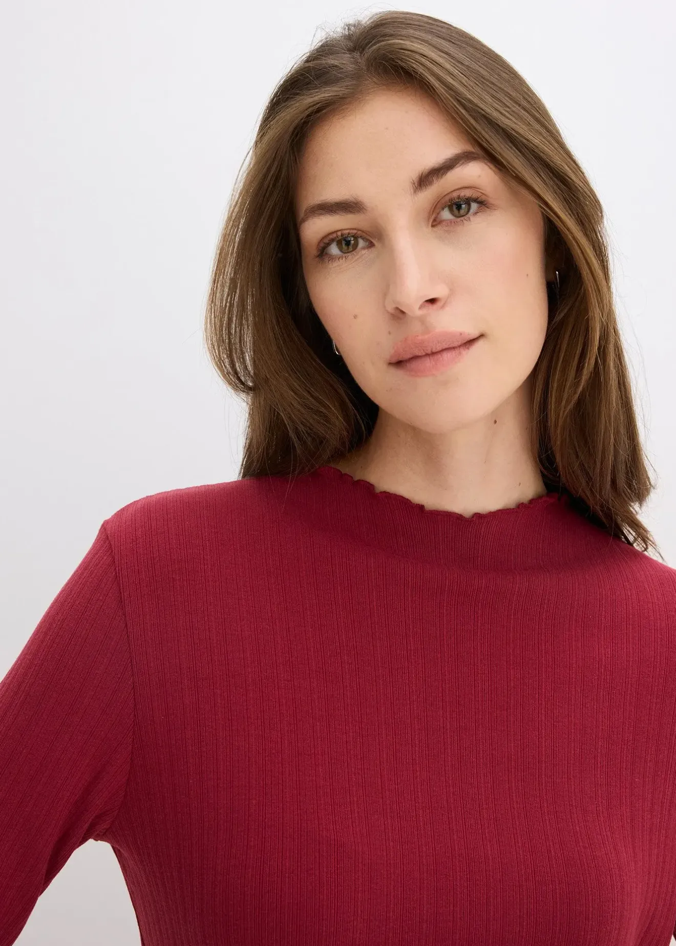 bonprix T-shirt côtelé|Femme T-Shirts & Tops