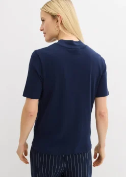 bonprix T-shirt côtelé 100% coton|Femme Basiques|T-Shirts & Tops