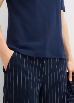 bonprix T-shirt côtelé 100% coton|Femme Basiques|T-Shirts & Tops