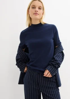 bonprix T-shirt côtelé 100% coton|Femme Basiques|T-Shirts & Tops