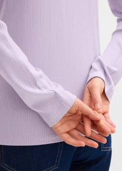 Femme bonprix T-Shirts & Tops|T-shirt côtelé doux