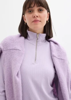 Femme bonprix T-Shirts & Tops|T-shirt côtelé doux