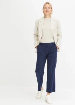 Femme bonprix Basiques|T-Shirts & Tops|T-shirt côtelé manches longues 100 % coton