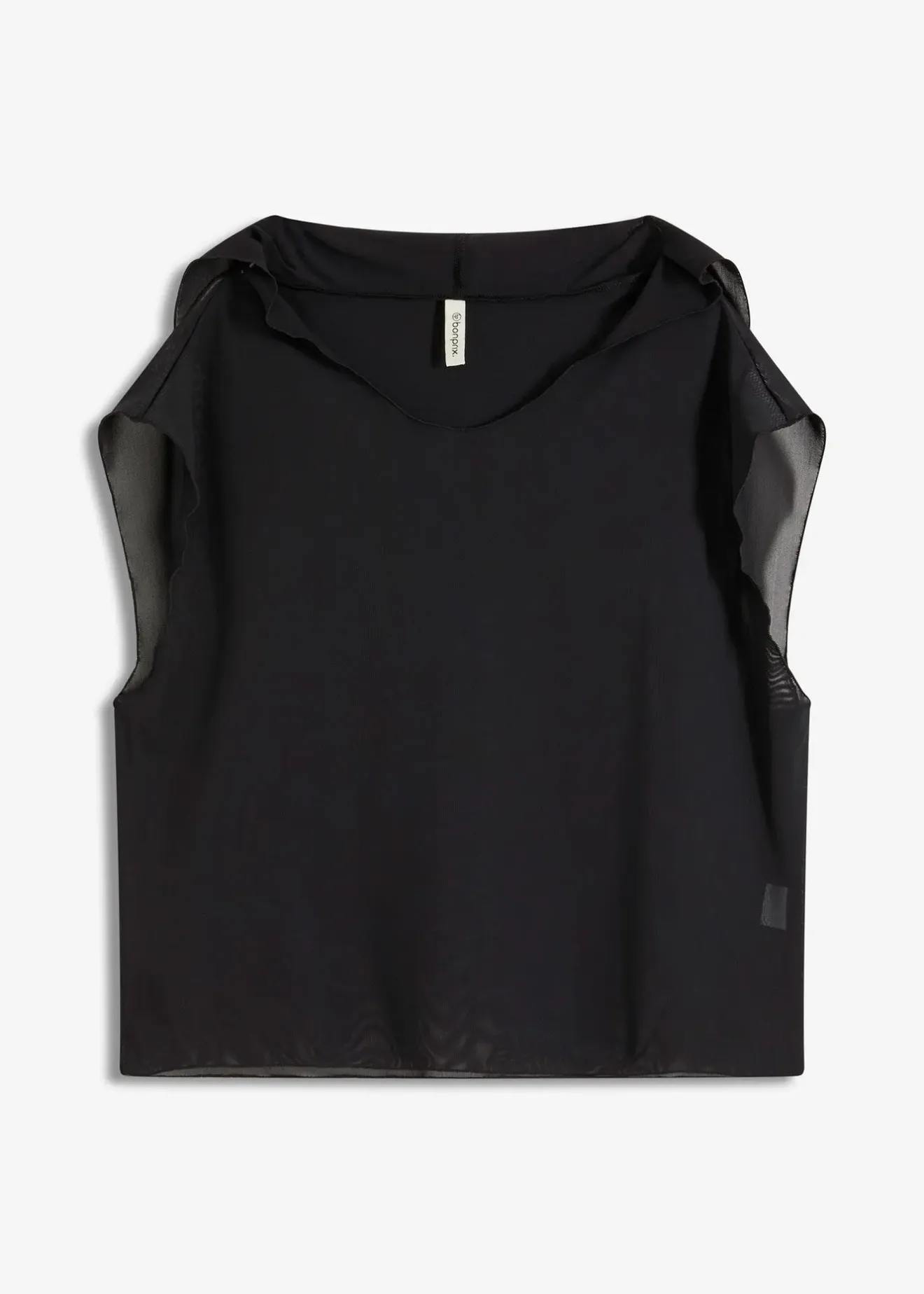 bonprix T-shirt de plage transparent avec capuche|Femme Vêtements De Plage|T-Shirts & Tops